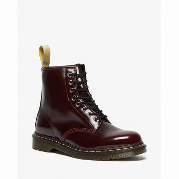 Dr Martens Férfi Vegan 1460 Lace Up Bakancs Bordó